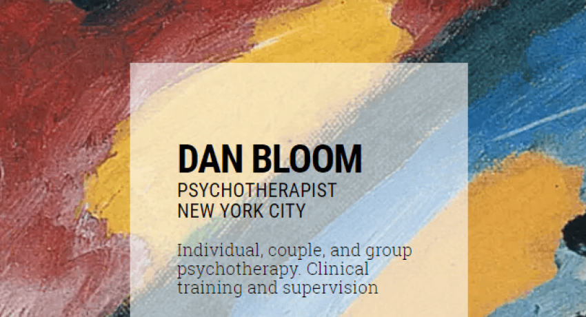 Psychotherapist in New York City.